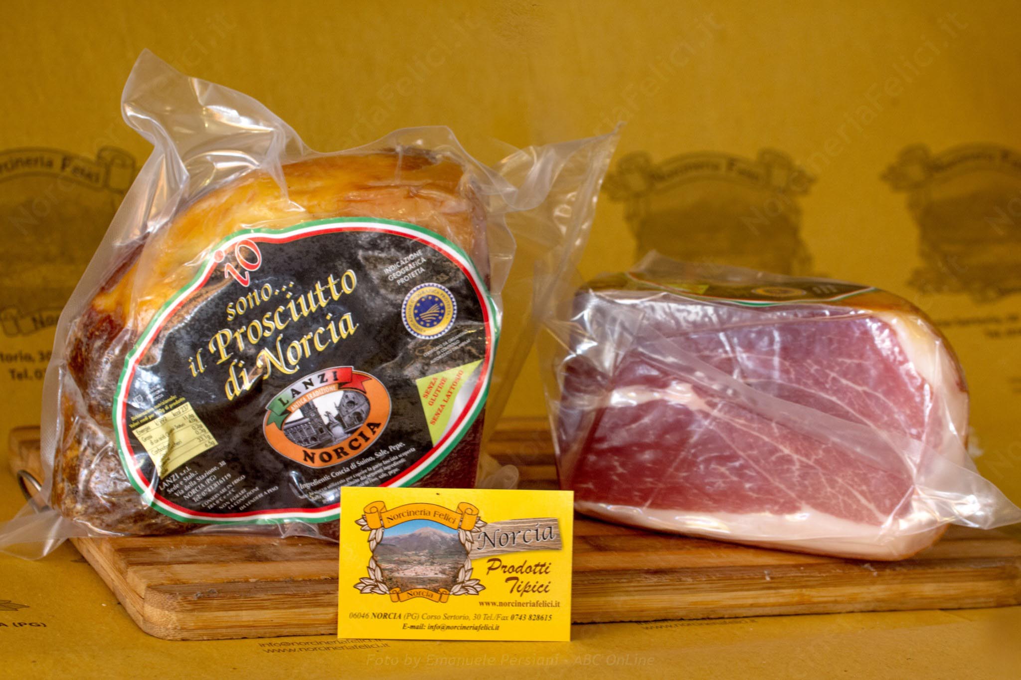 Prosciutto IGP di Norcia, Prosciutto di montagna e prosciutto tascabile